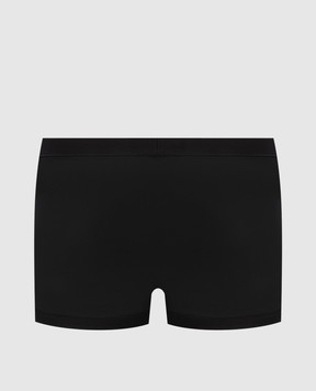 Zimmerli Sea Island logo briefs in black 2861445