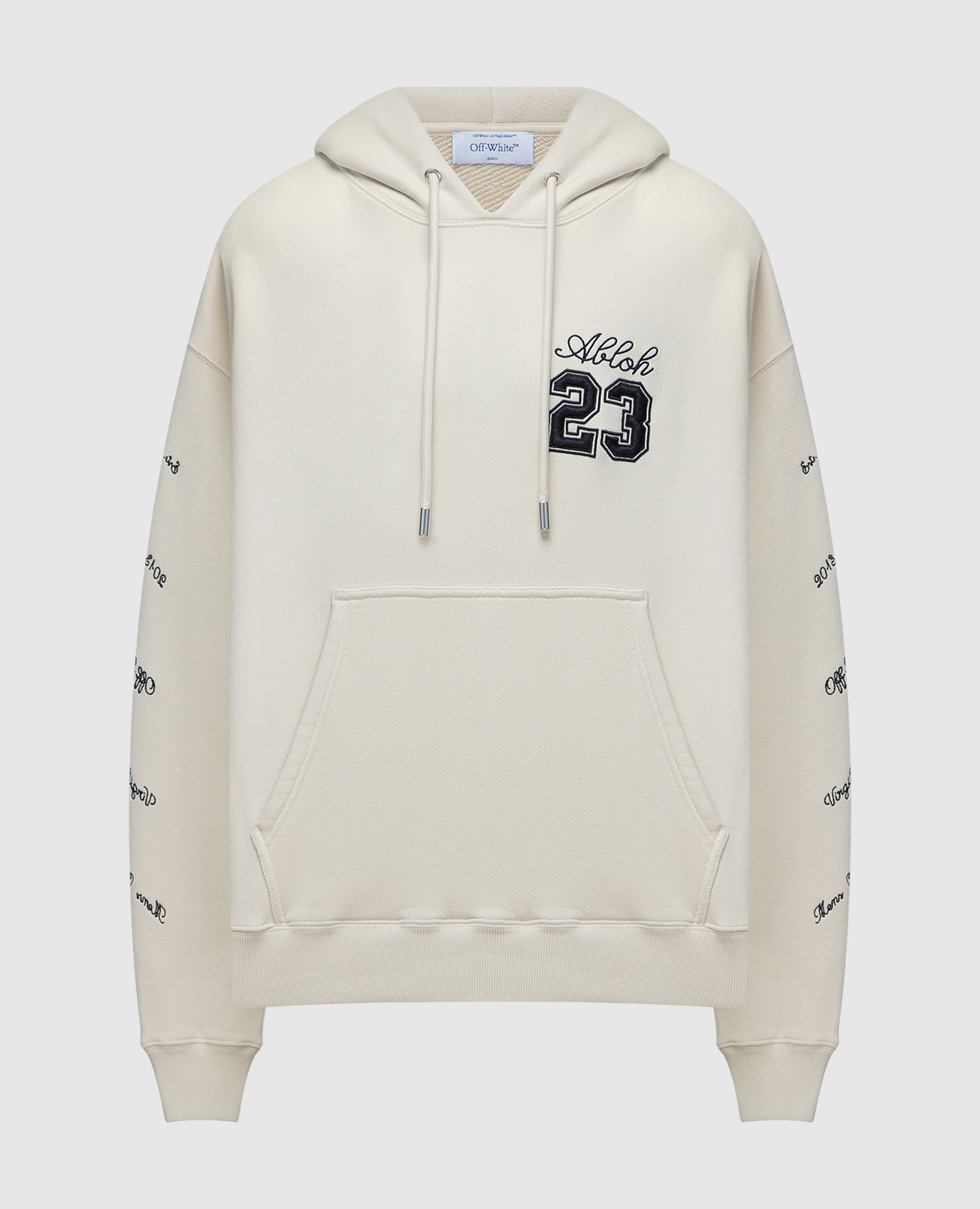 【Off White】OW EMB SKATE HOODIE BEIGE BEIGE ★関税送料込み SchaferandweinerShops Afghanistan - White - Beige Hoodie
