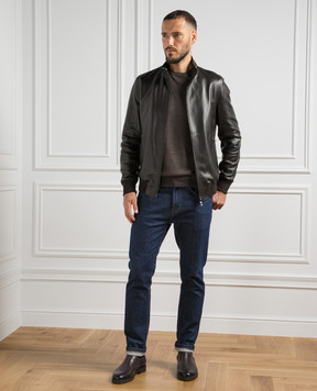 Cashmere&Whiskey Brown woolen jumper 92392