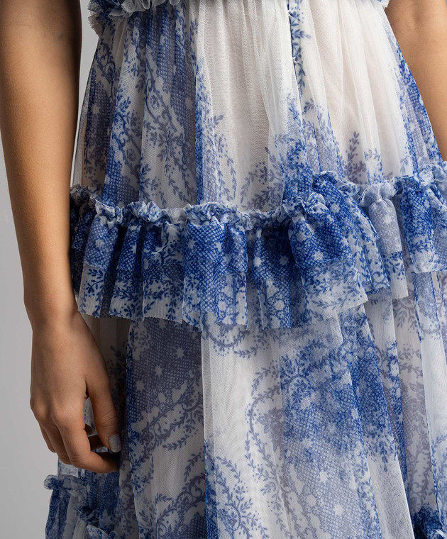 chinese dress ladies Long Tulle Lace Dress - Philosophy Di Lorenzo Serafini | Espace Cannelle main image 1
