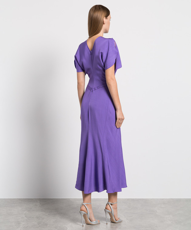 Victoria Beckham - Purple midi dress 1323WDR004854A - shop with Malta delivery at Symbol Victoria Beckham - Purple midi dress 1323WDR004854A - shop with Malta delivery at Symbol
