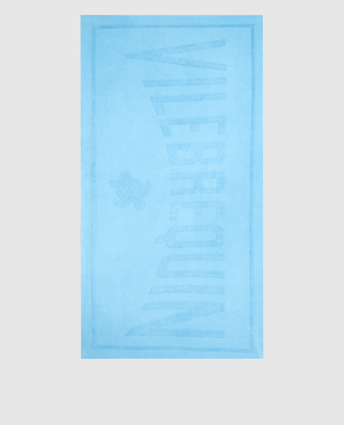 

Blue towel Sand in logo pattern Vilebrequin, Light blue