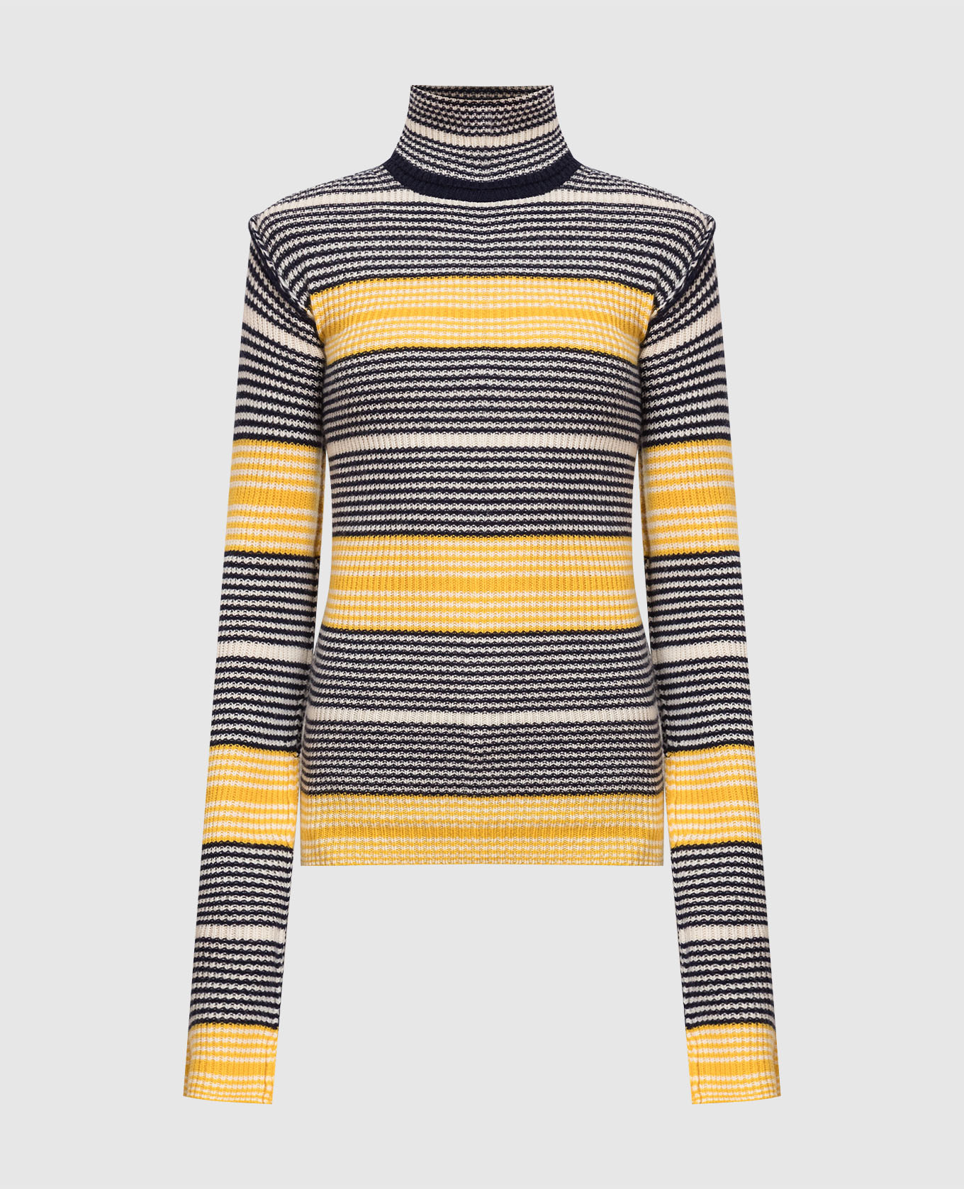 

Wool and cashmere striped golf Max Mara Sportmax, Blue
