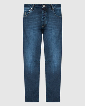 Brunello Cucinelli Blue jeans with a distressed effect M283PX1290