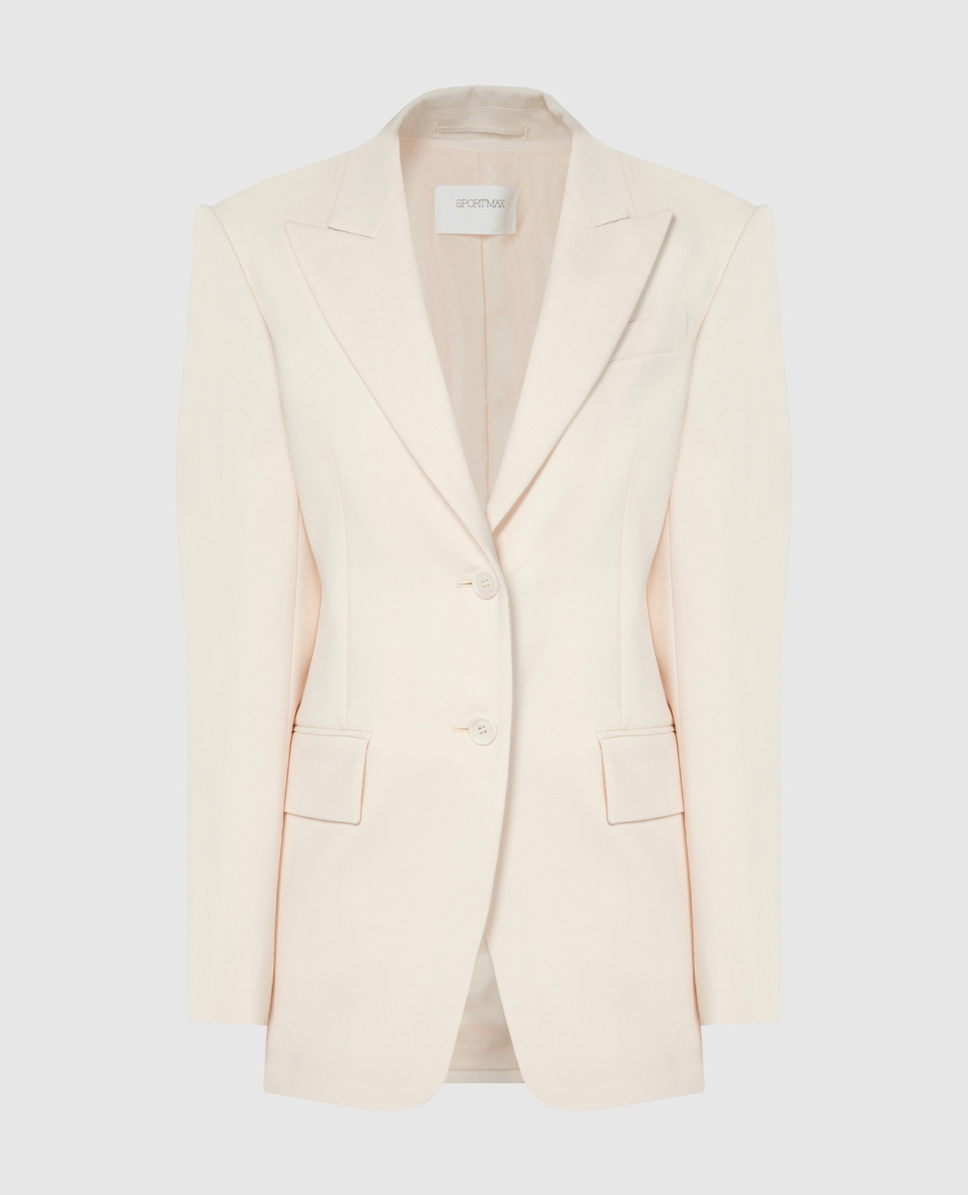 

ZERMAT beige wool jacket Max Mara Sportmax