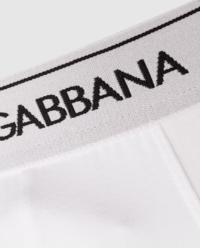 Dolce&Gabbana Set of white boxer briefs with logo M9C07JONN95