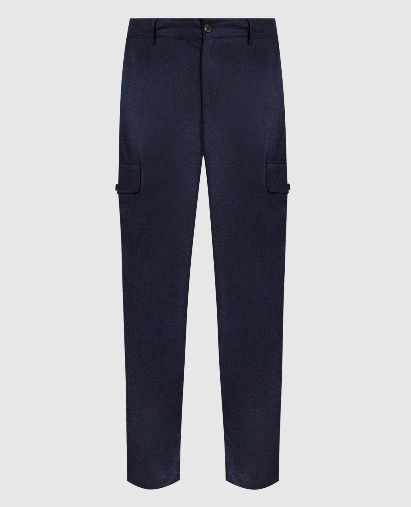 

Navy blue wool cargo ISAIA, Синий