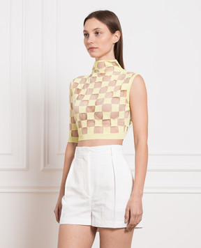 Max Mara Sportmax Carella yellow top CARELLA