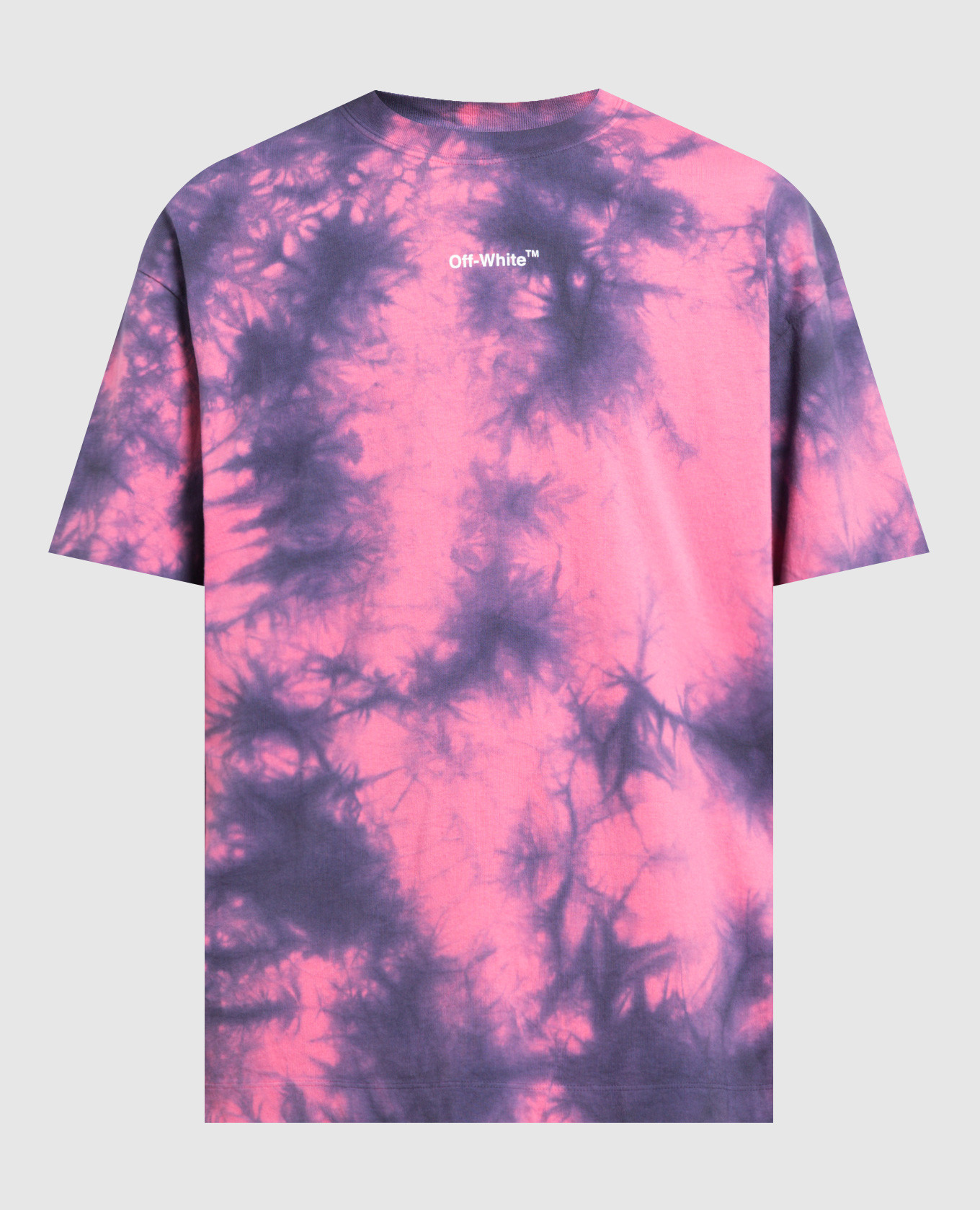 Off-White - Tie-dye T-shirt with Arrow print