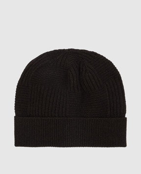 Bottega Veneta Brown wool and cashmere hat 708689V29M0