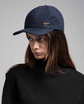 Borsalino Blue Logo Hiker Rain Cap B95174BVAA0019