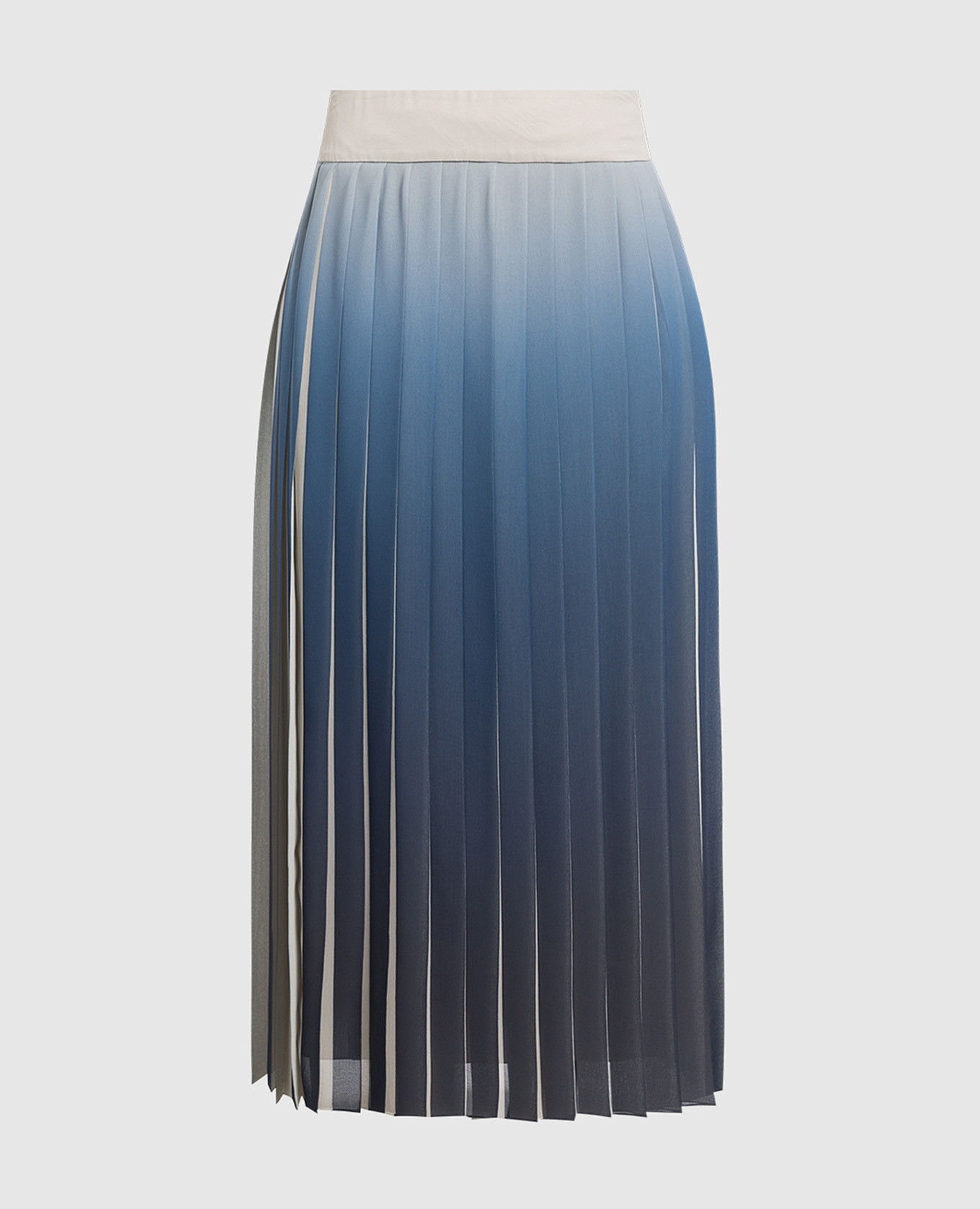 

Degrade effect pleated skirt Peserico, Blue