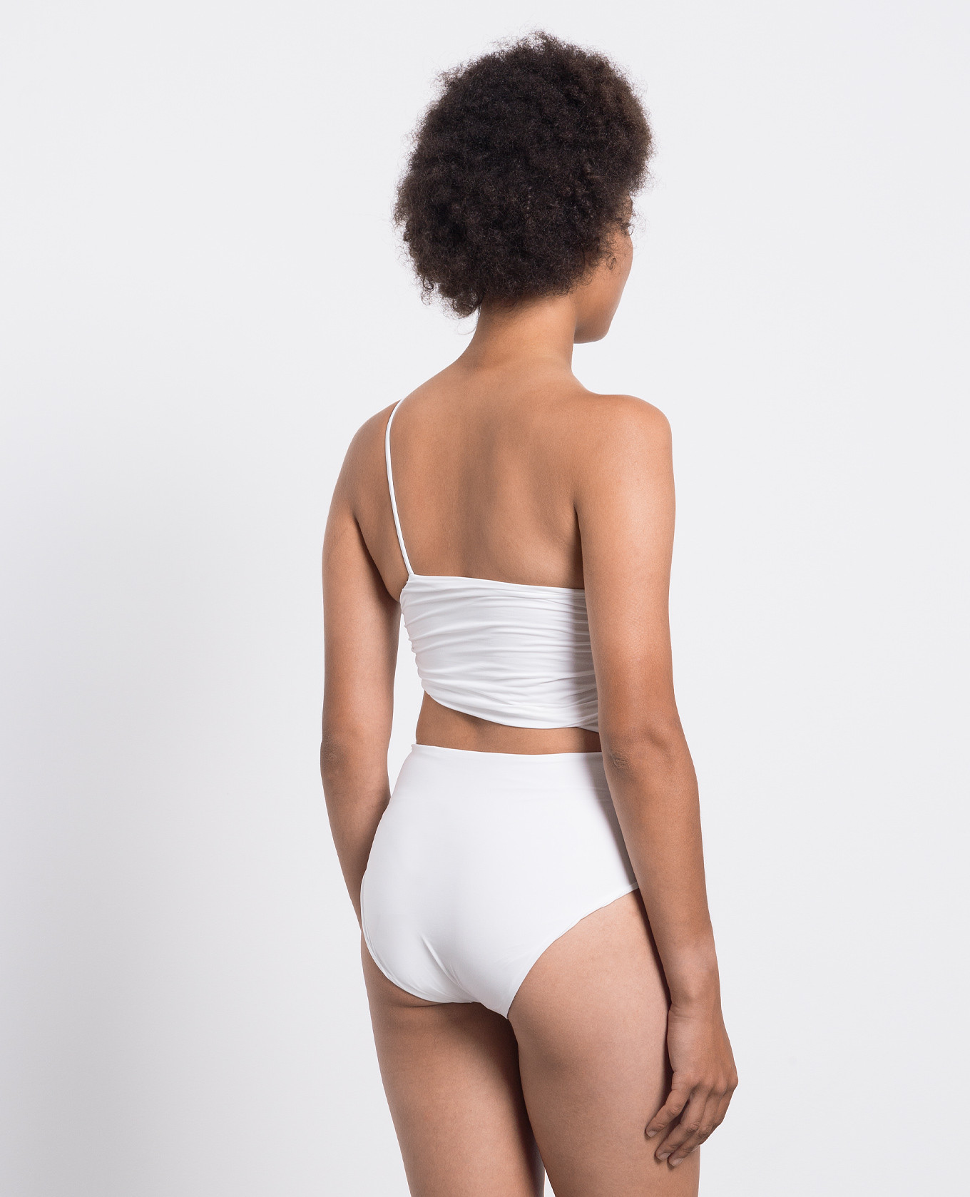 White swimsuit with appliqué Maygel Coronel 4