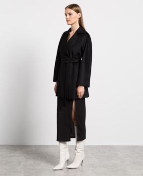 Heresis Black coat made of wool M6280F200