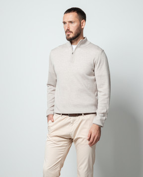 Cashmere&Whiskey Beige woolen jumper 77397