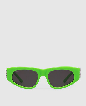 Balenciaga Neon green Dynasty sunglasses with VR monogram 621642T0001