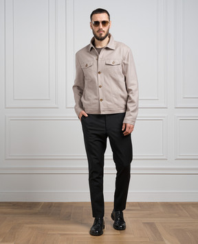 COLOMBO Beige cashmere jacket GB00199SF5836106Q
