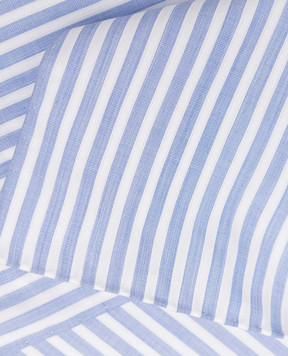 Stefano Ricci Children's blue striped scarf YFZ25COLJ1974
