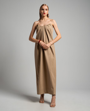 CO Beige bustier dress 4167WRT