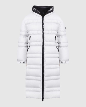Moncler Tumen gray down jacket with logo 1C00006596IU