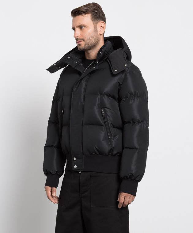 Alexander McQueen - McQueen Graffiti black quilted jacket  display picture 2