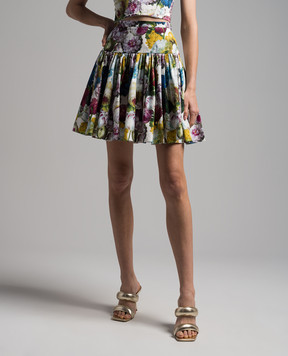 Dolce&Gabbana Nocturnal Flower floral print skirt F4CFATHS5Q2
