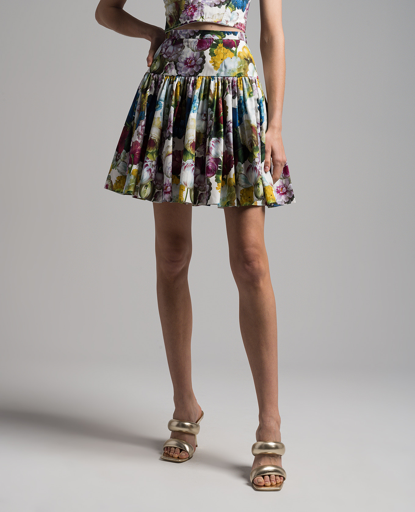 

Nocturnal Flower floral print skirt Dolce&Gabbana, White