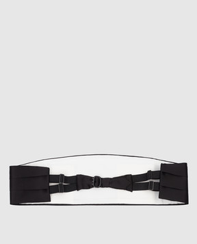 Stefano Ricci Black silk sash GF01UUNIR
