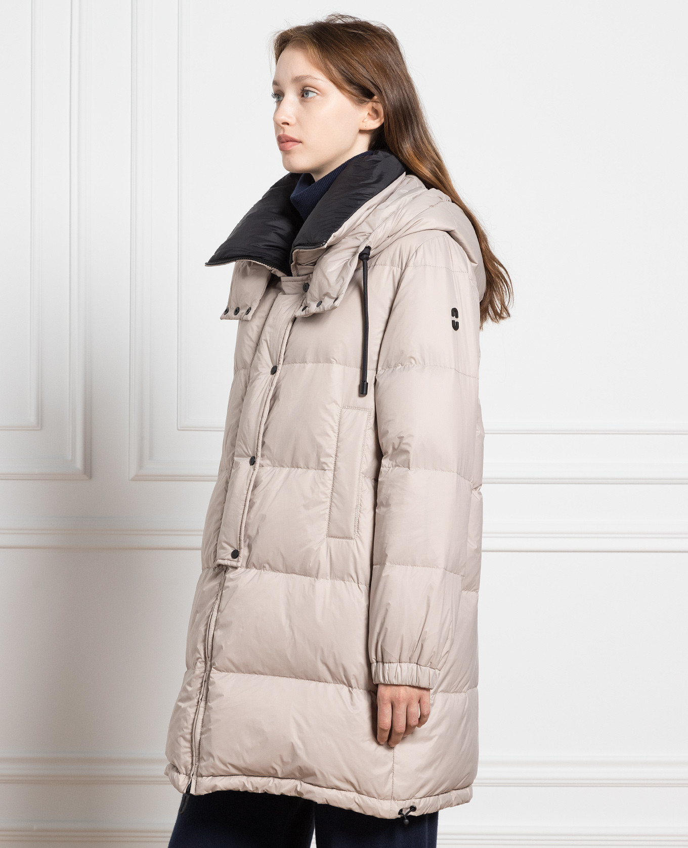

Gray down jacket with logo Stilnology, Grey