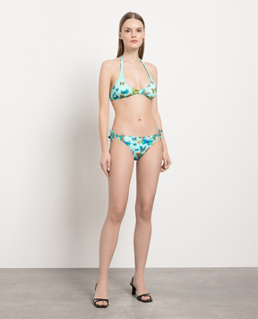 Vilebrequin Blue bodice from Like swimsuit in a print LIKC3H30