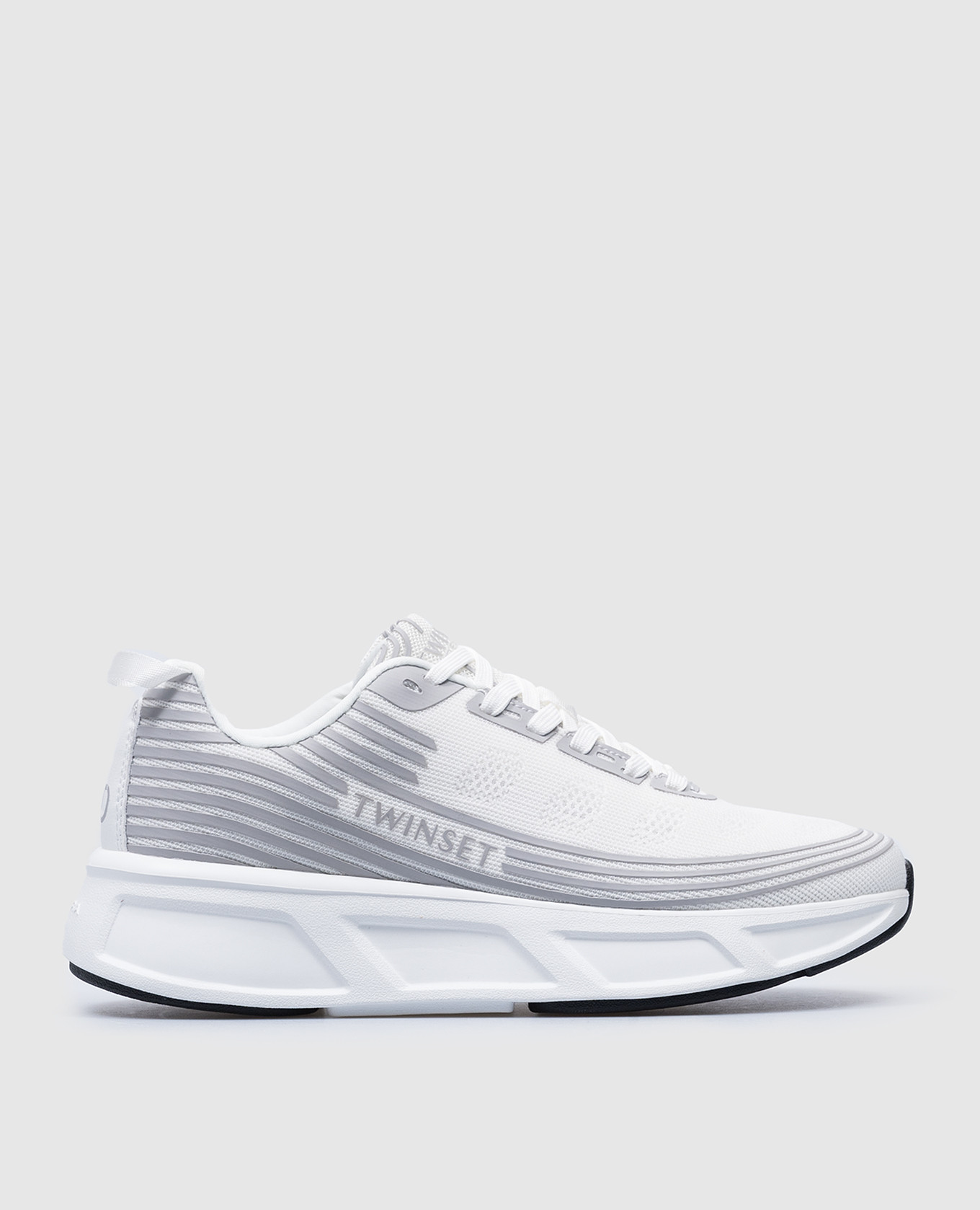

Fessura white sneakers with logo Twinset