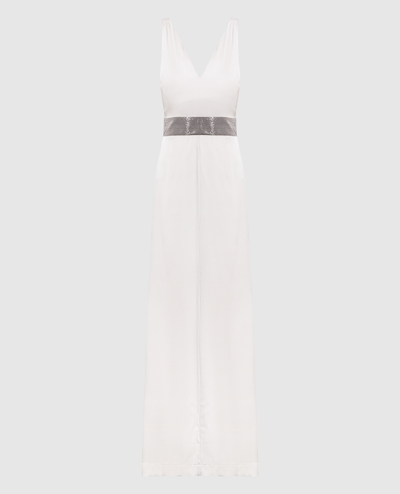 

Beige silk dress Brunello Cucinelli