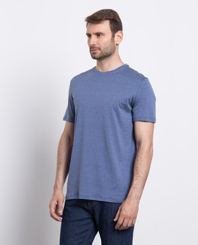 ISAIA Blue T-shirt MCI154JP001