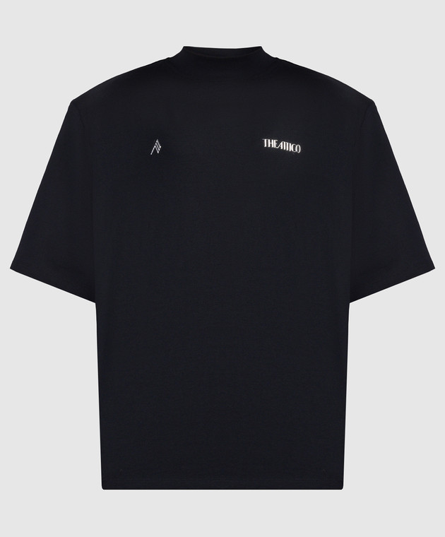 Tシャツ・カットソー THE ATTICO Black Crepe Top Womens T-Shirt: The Attico | MyPrivateBoutique