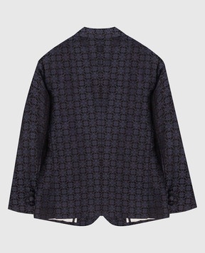 Stefano Ricci Children's patterned silk jacket Y1RF731000HC4717