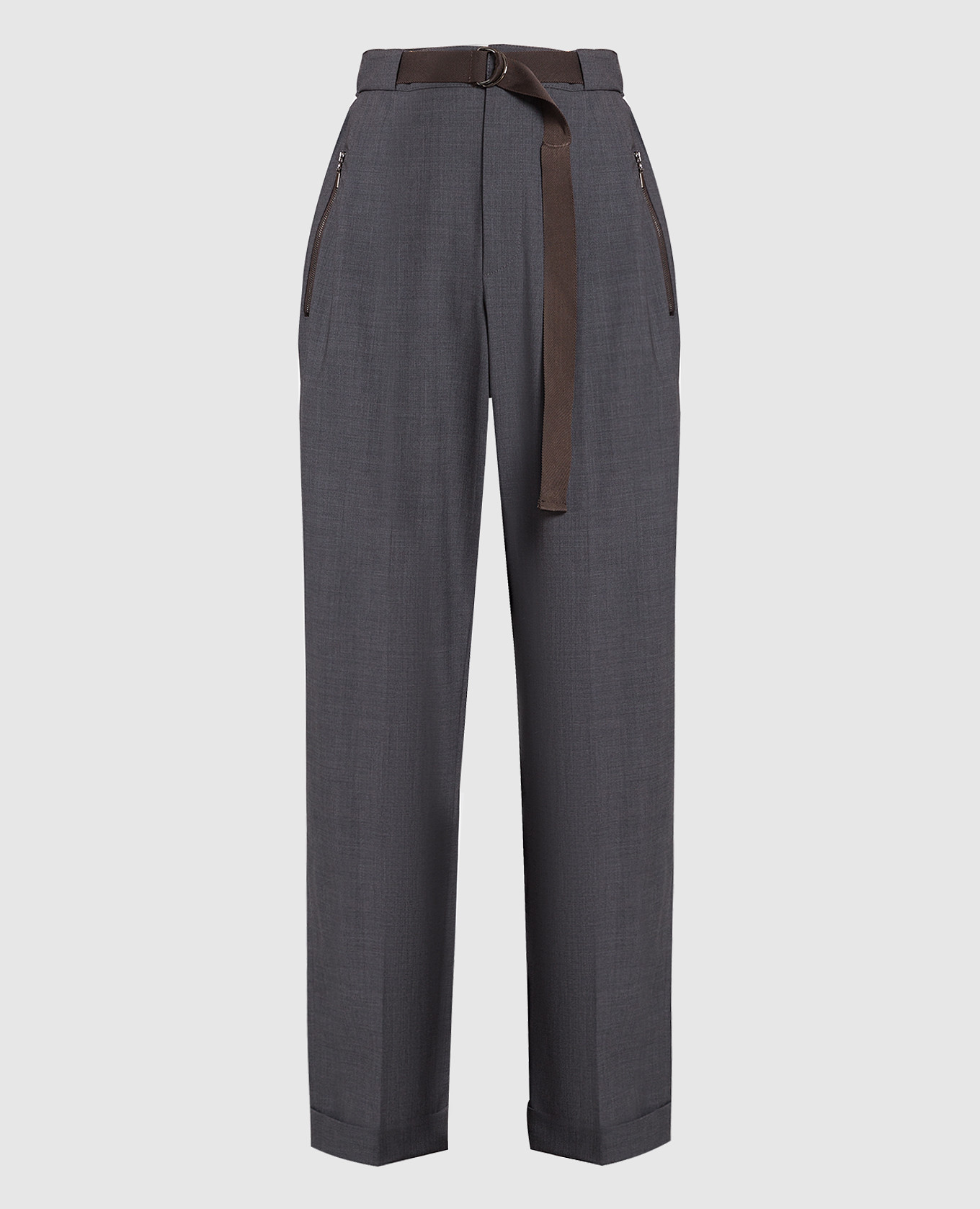 

Charcoal trousers Brunello Cucinelli, Серый