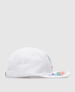 Casablanca For The Peace white cap with embroidery AF23HAT00803