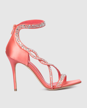 Alexander McQueen Coral sandals with crystals 688065W4SB5