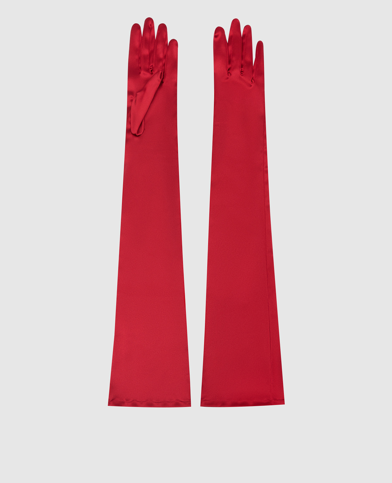

Red satin gloves Dolce&Gabbana