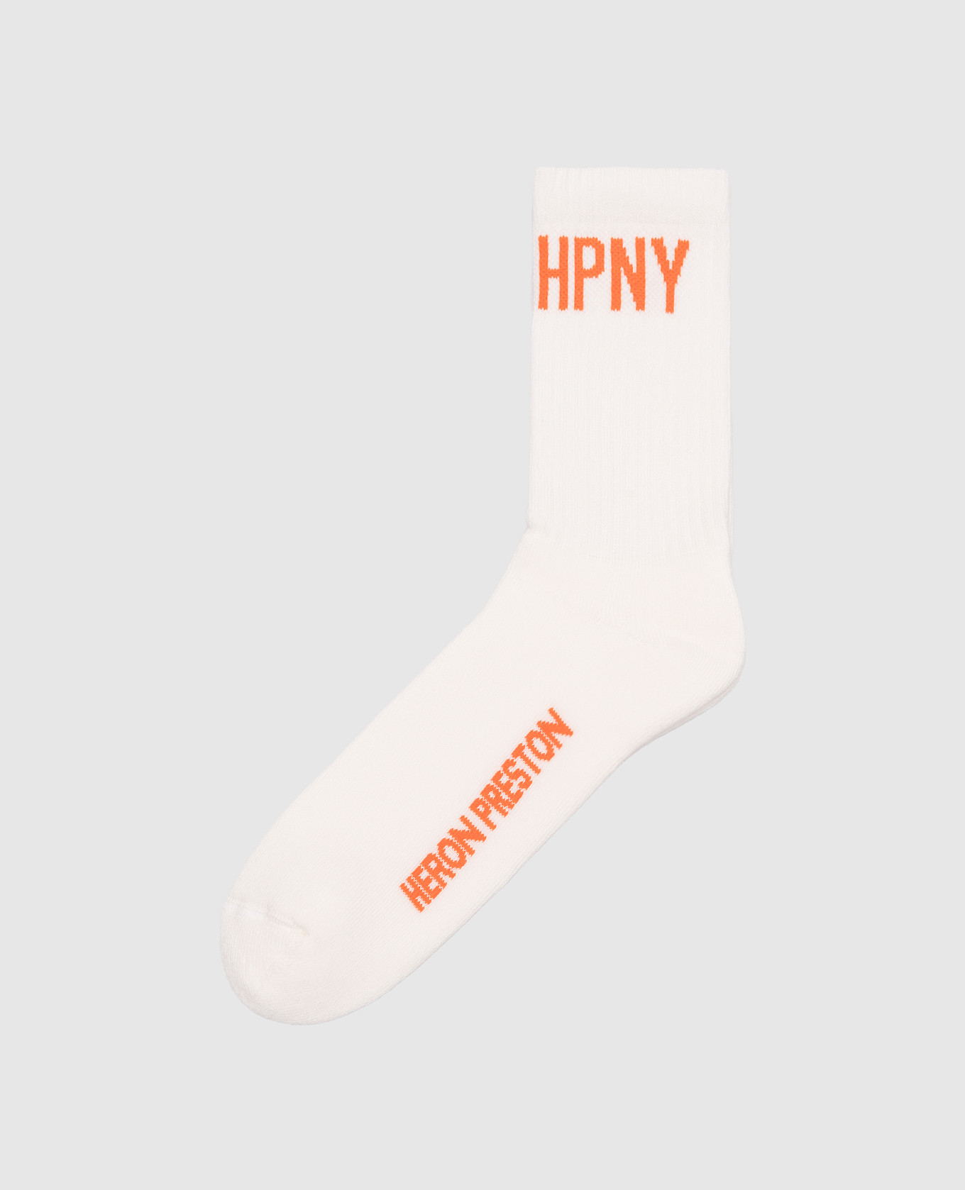 

White socks with logo pattern Heron Preston