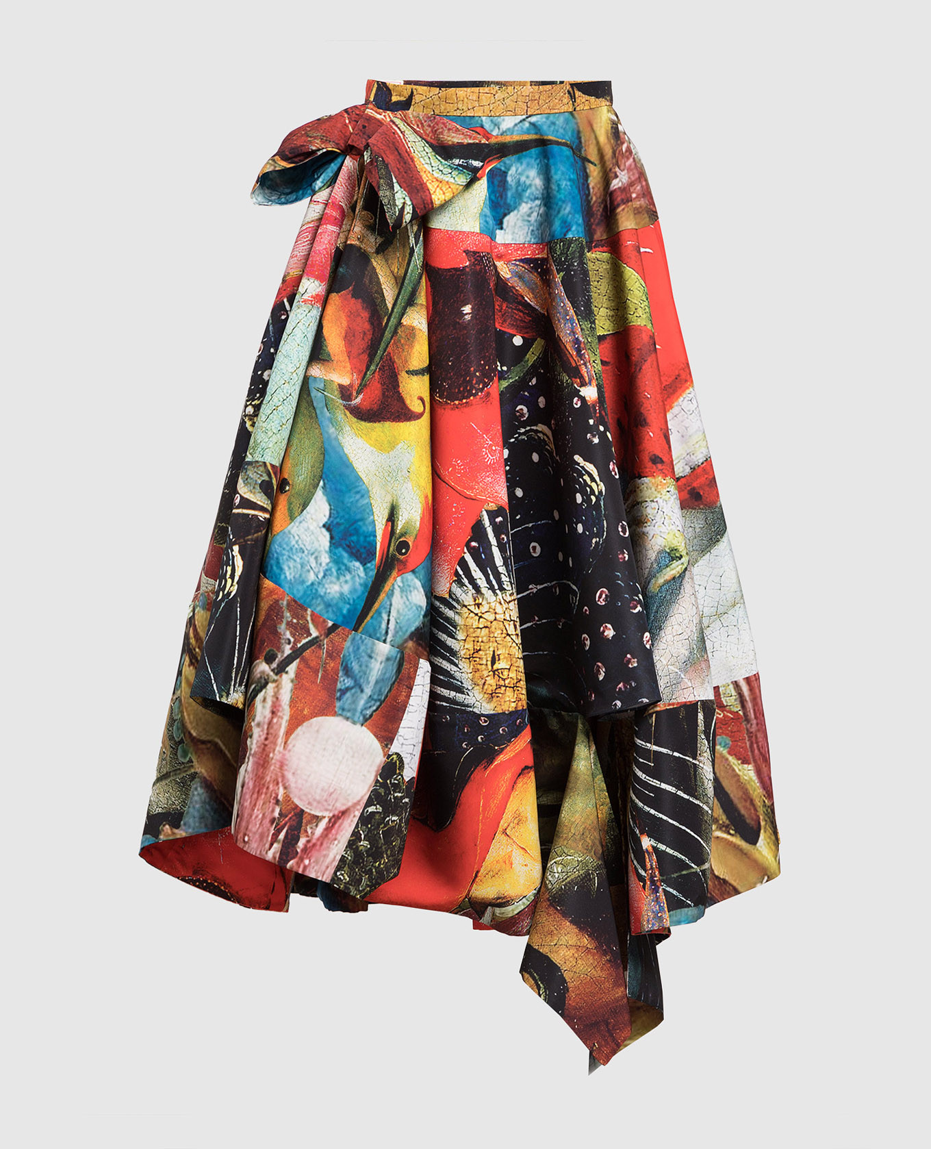 Alexander McQueen - Hieronymus Bosch asymmetric draped skirt
