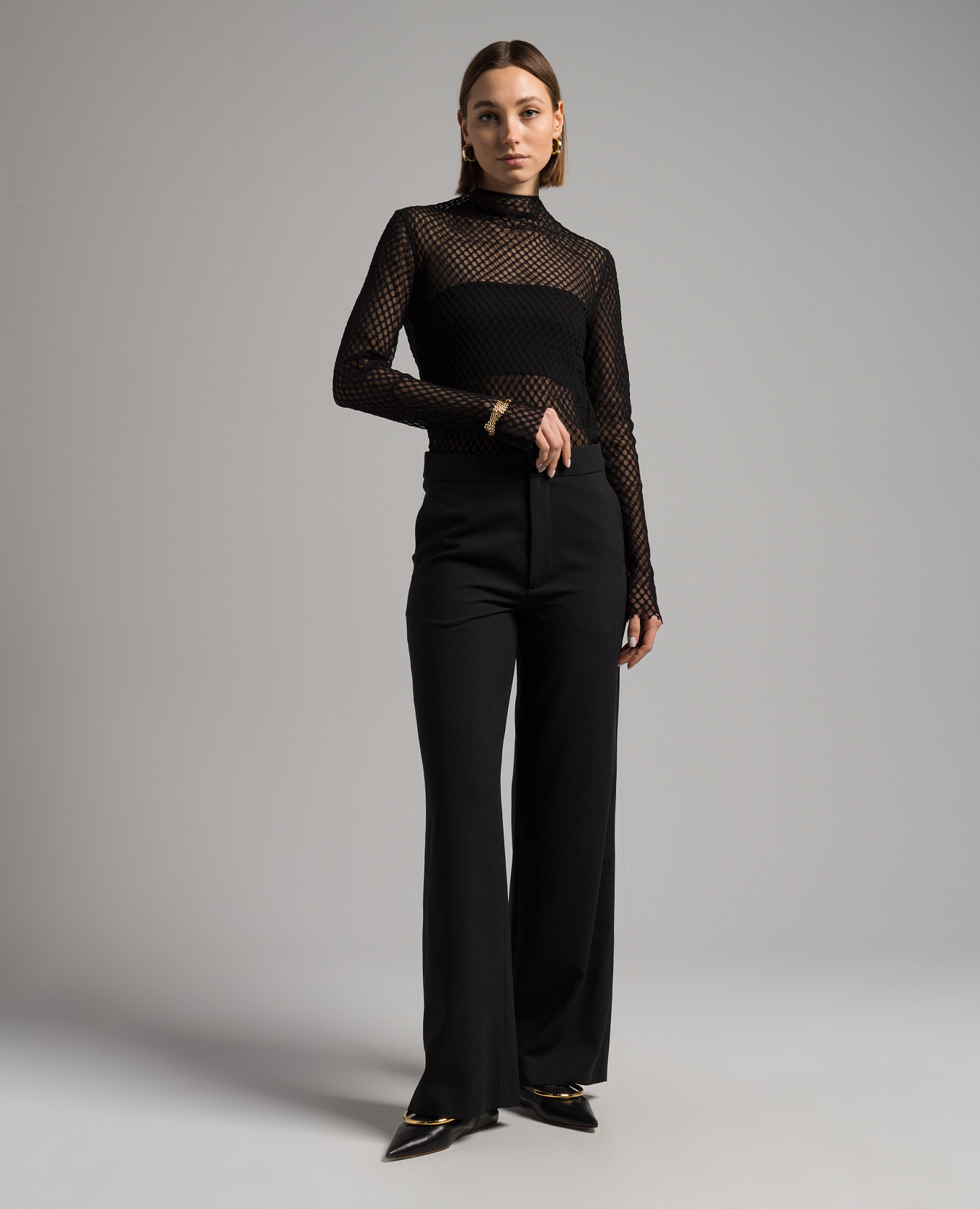 

Black lace blouse Toteme