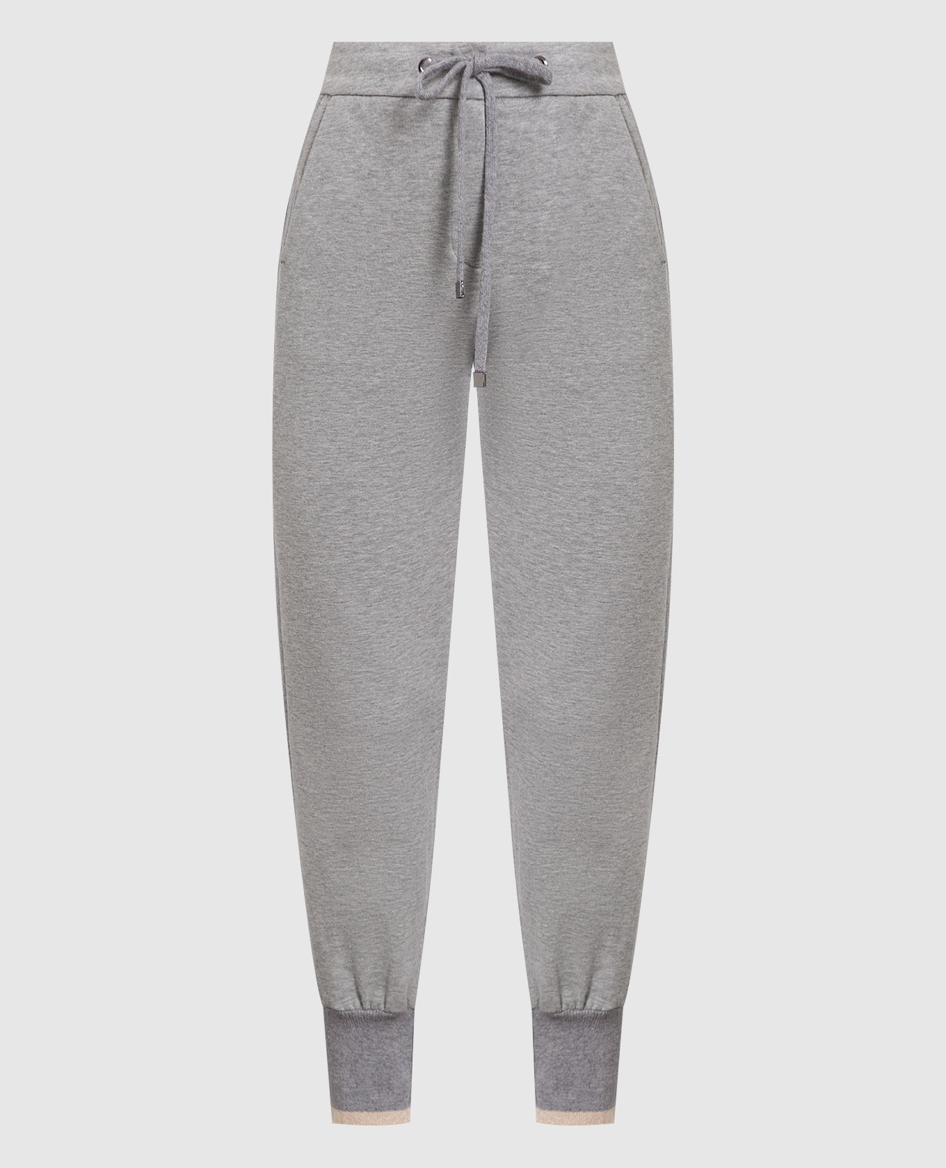 Gray joggers peserico