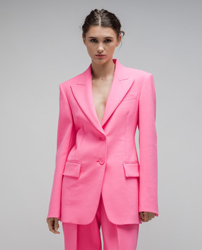Max Mara Sportmax Zerma pink wool jacket ZERMAT
