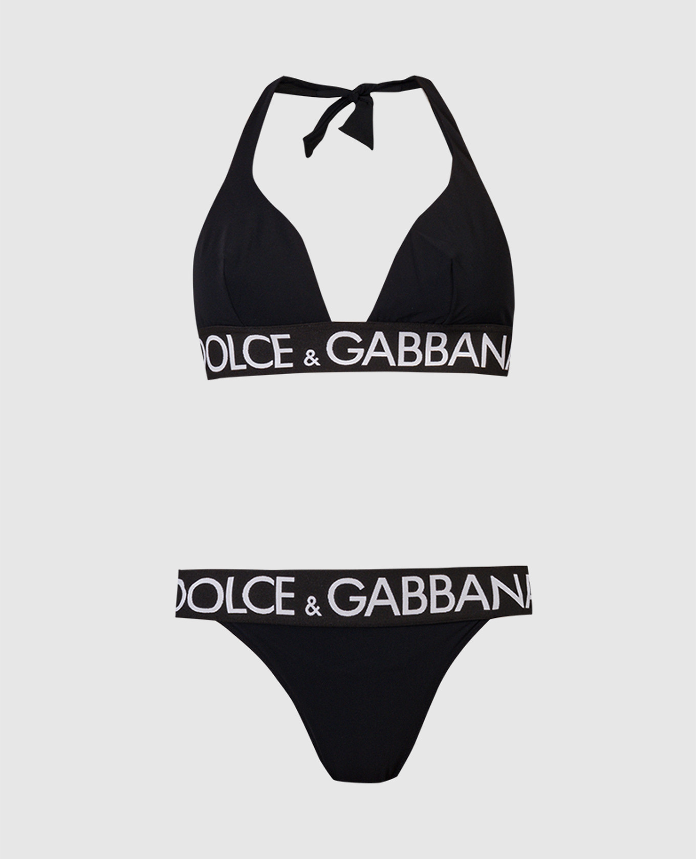 

Black swimsuit with contrasting logo Dolce&Gabbana