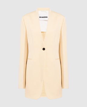 Jil Sander Yellow woolen jacket J04BN0001J40021