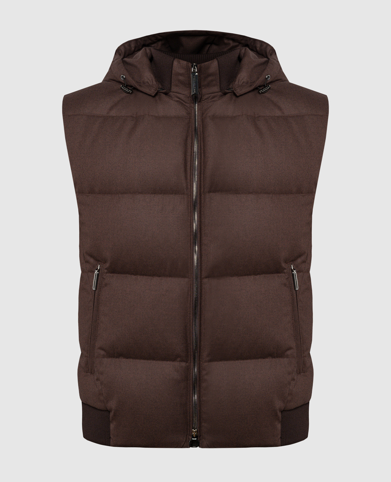 

Brown down vest Stefano Ricci