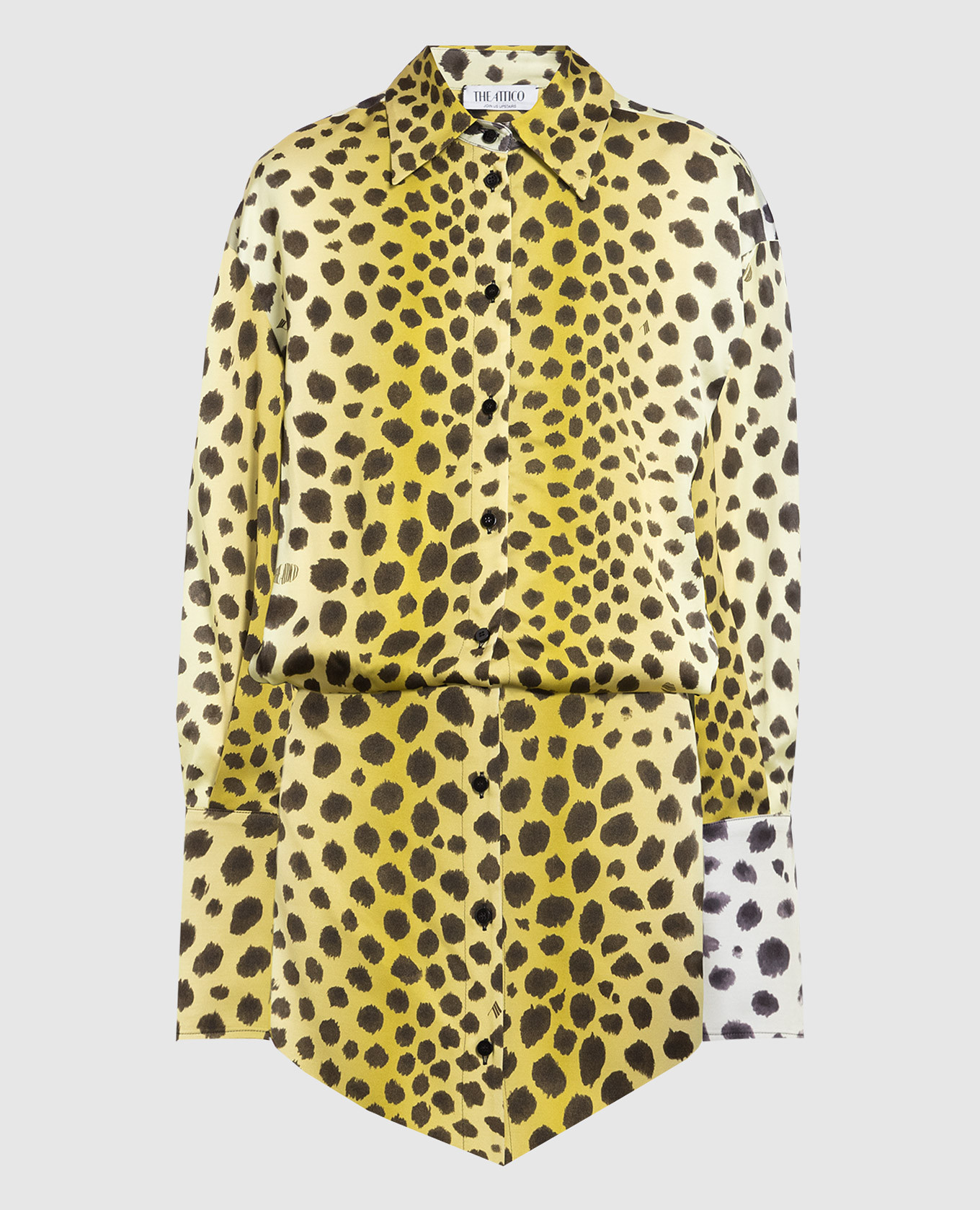 

Silvye yellow dress in a leopard pattern The Attico