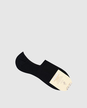 RiminiVeste Black socks-footprints WN8006SALVAPIEDE