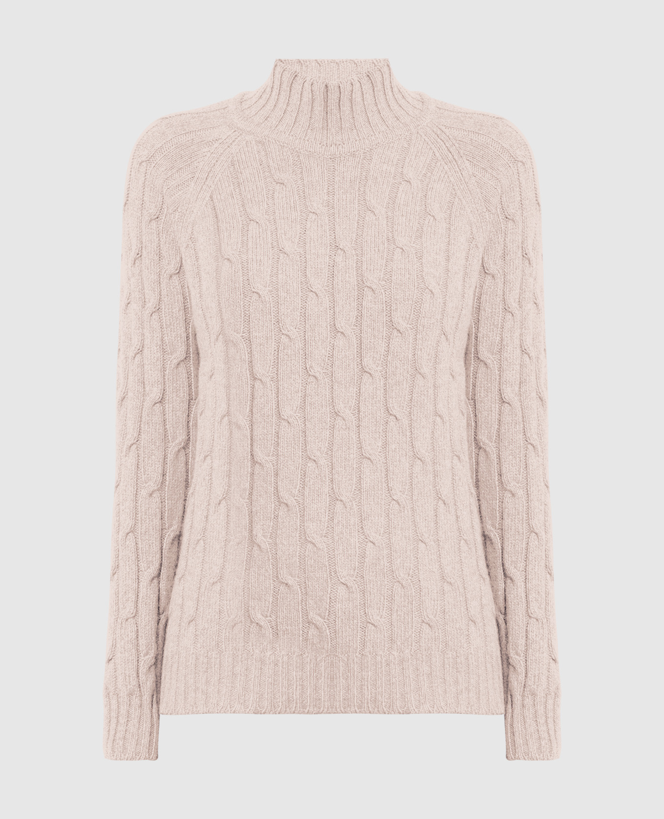 

Beige sweater made of cashmere in a textured pattern Babe Pay Pls